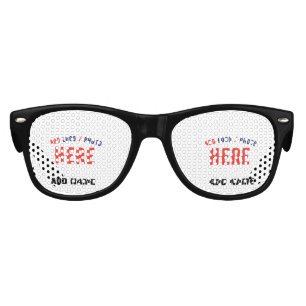 LUNETTES DE FÊTE ENFANT MARQUE BLANCHE MODERNE ET PERSONNALISABLE VÉRIFIÉE