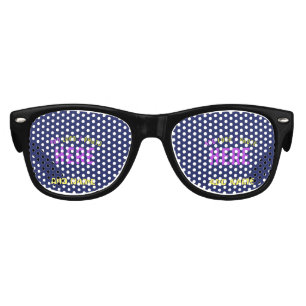 LUNETTES DE FÊTE ENFANT MODERNE MODERNE ET MODERNE MARINE BLEUE VÉRIFIÉE M