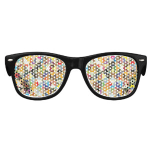 Lunettes De Fête Enfant Multicolore geometric patterns with octagon shapes