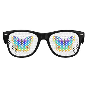 Lunettes De Fête Enfant Oeil de paon arc-en-ciel