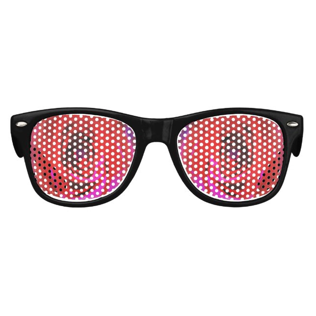 Lunettes De Fête Enfant Rose Red Original, (Devant)