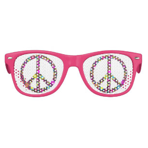 Lunettes De Fête Enfant SIGNE DE PAIX FLORALE super