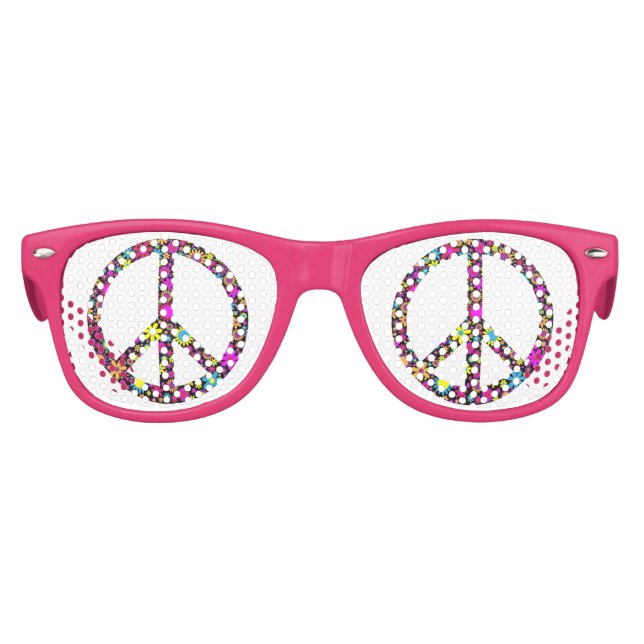 Lunettes De Fête Enfant SIGNE DE PAIX FLORALE super (Devant)