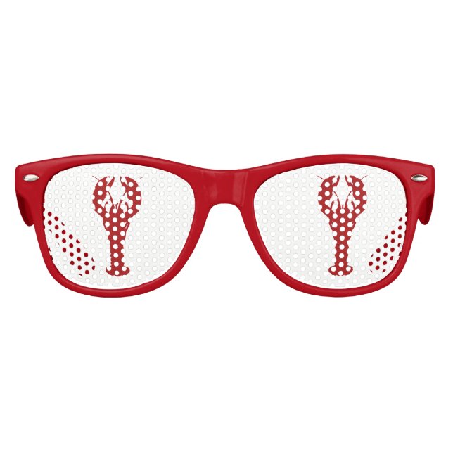 Lunettes De Fête Enfant Summer Beach Party Fruits de mer Homards (Devant)