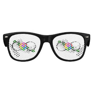 Lunettes De Fête Enfant Symbole d'infini avec Rose arc-en-ciel