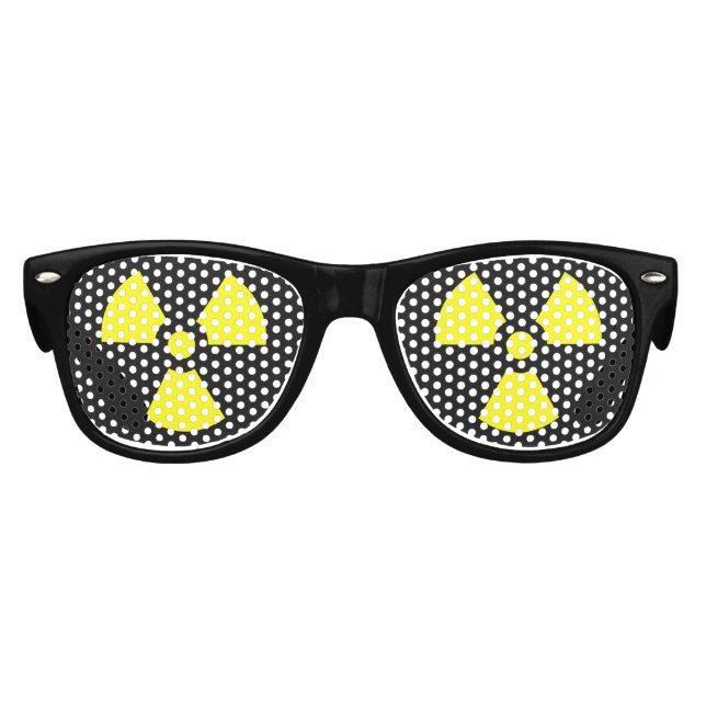 Lunettes De Fête Enfant Symboles radioactifs Halloween soyeux Halloween ha (Devant)