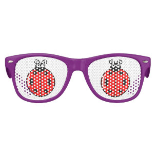 Lunettes De Fête Enfant Trois Petits Ladybugs - Enfants Retro Party Shades