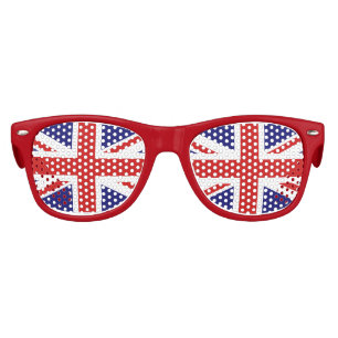 Lunettes De Fête Enfant United Kingdom Union Jack Flag Retro Kids Party