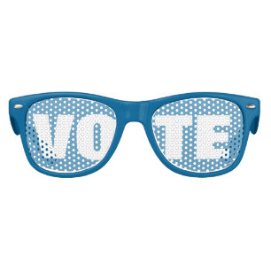 Lunettes De Fête Enfant Verres adultes de partie de VOTE rétros