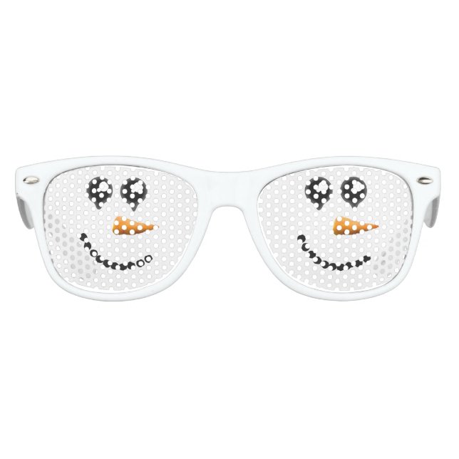 Lunettes De Fête Enfant Visage de motoneige hivernal mignon (Devant)