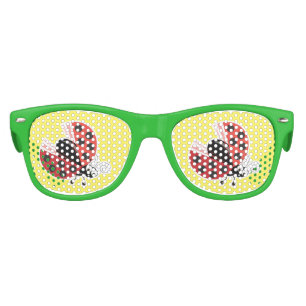 Lunettes De Fête Enfant Wing-Nutz™_Ladybug (Dotty)_party time_cool