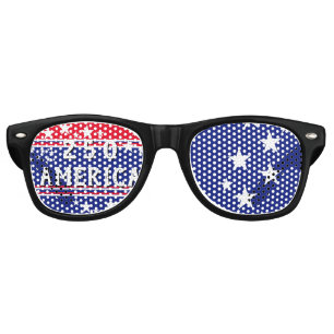 Lunettes De Fête Retro 250 AMÉRIQUE Blanc