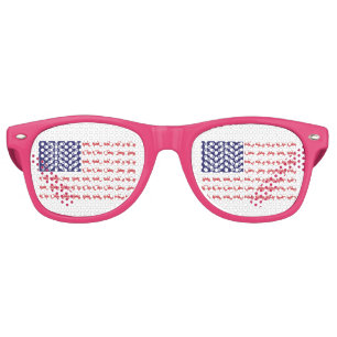 Lunettes De Fête Retro 4-Wheel-Flag-Final