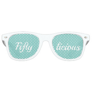 Lunettes De Fête Retro 50 nuances blanches