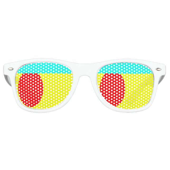 Lunettes De Fête Retro Abstrait (Devant)