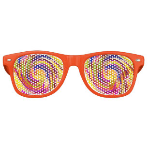Lunettes De Fête Retro Abstrait
