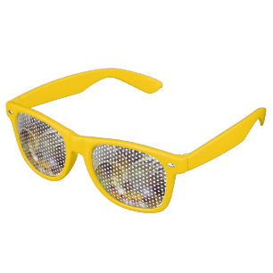 Lunettes De Fête Retro Abstrait Imaginaire coloré Fleur moderne Fractal