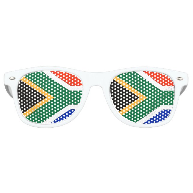 Lunettes De Fête Retro Afrique du Sud (Devant)