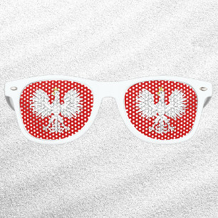 Lunettes De Fête Retro Aigle polonais