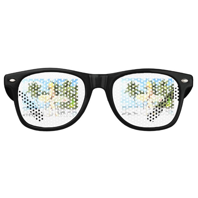 Lunettes De Fête Retro Aloha 01 (Devant)