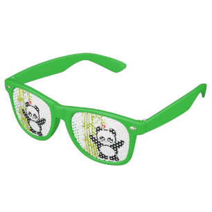 Lunettes De Fête Retro Amour Panda®