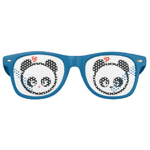 Lunettes De Fête Retro Amour Panda®