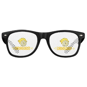 Lunettes De Fête Retro Amusant Lover de citron