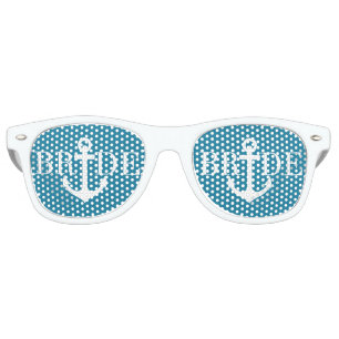 Lunettes De Fête Retro Ancre de la mariée de la soirée de croisière Bache