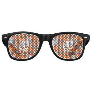 Lunettes De Fête Retro Anémones Fleur Adult Anniversaire Tendance
