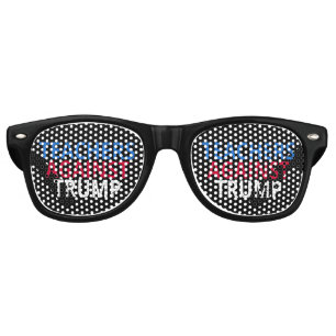 Lunettes De Fête Retro Anti-Trump - Les enseignants contre Trump