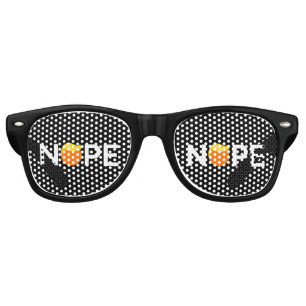 Lunettes De Fête Retro Anti-Trump - Nope Edition