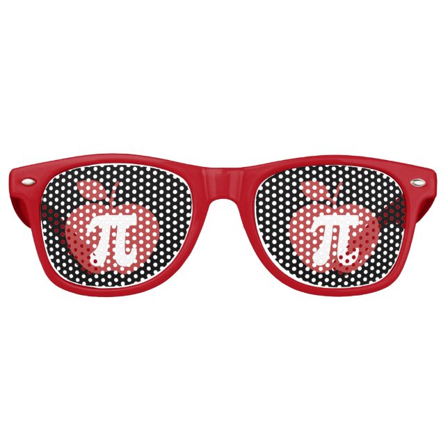 Lunettes De Fête Retro Apple Pi 3.14 (Devant)