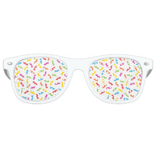 Lunettes De Fête Retro Arc-en-ciel