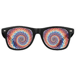 Lunettes De Fête Retro Arc-en-ciel