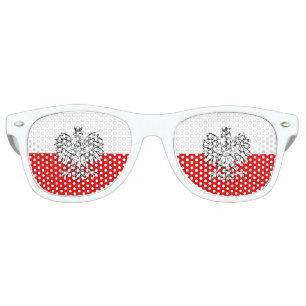 Lunettes De Fête Retro Armoiries polonaises