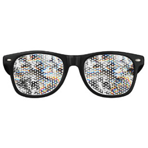 Lunettes De Fête Retro Attaque arc-en-ciel
