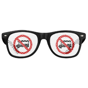 Lunettes De Fête Retro AUCUN TAXI Tuk-Tuk ⚠ Route de Thaïlande ⚠