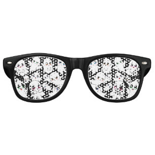 Lunettes De Fête Retro Baby Ghosts Éffrayant mignon Halloween humeur