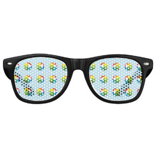 Lunettes De Fête Retro Bal De Plage Coloré