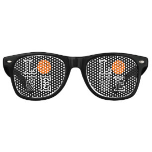 Lunettes De Fête Retro Basket-ball Anniversaire Cadeau, Basketball Joueus