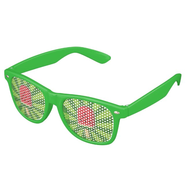 Lunettes De Fête Retro Bâton de crème glacée de pastèque (Angulaire)