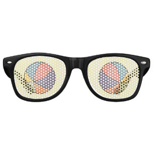 Lunettes De Fête Retro Beach Ball