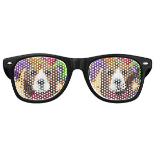 LUNETTES DE FÊTE RETRO BEAGLE