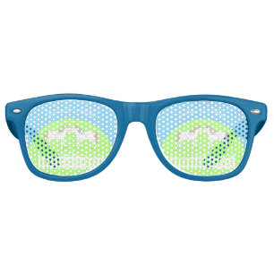 Lunettes De Fête Retro Beau Cheval Mariage Blanc Personnalisé