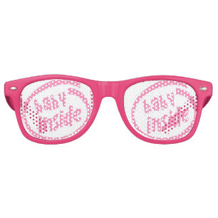 Lunettes De Fête Retro Bébé à l'intérieur des verres