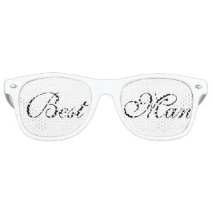 Lunettes De Fête Retro BEST MAN Party Shades