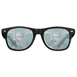 Lunettes De Fête Retro Béton bleu-gris