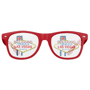 Lunettes De Fête Retro Bienvenue à Las Vegas