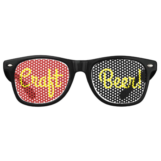 Lunettes De Fête Retro Bière artisanale (Devant)