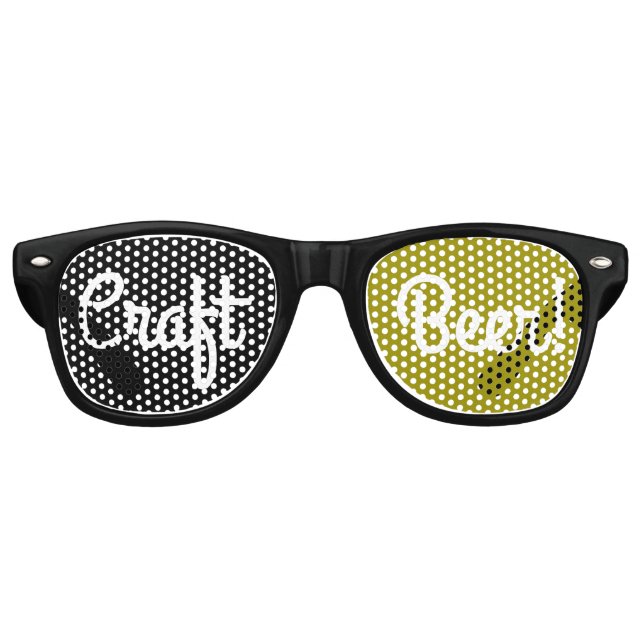 Lunettes De Fête Retro Bière artisanale (Devant)
